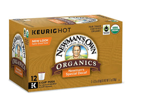 Newmans Organics Coffee Pods K Cups Decaf Blend