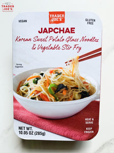 Trader Joe’s Japchae – Korean Sweet Potato Glass Noodles & Vegetable Stir Fry