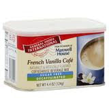 General Mills International Coffee Sugar Free French Vanilla 