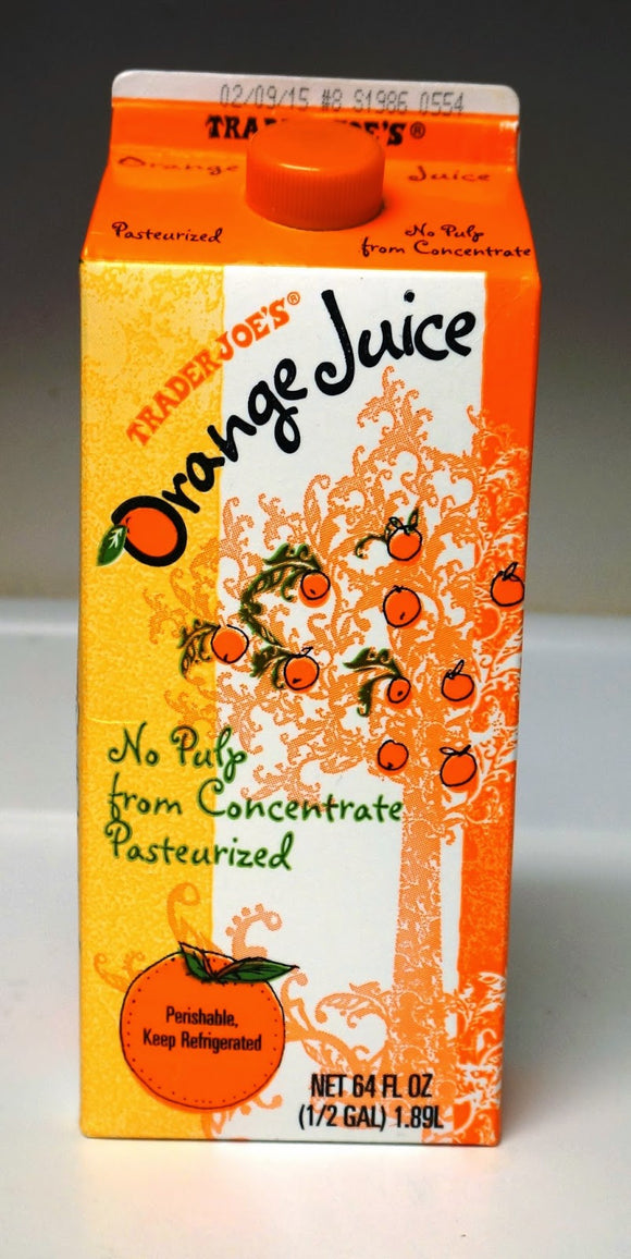 Trader Joe's Orange Juice (No Pulp)