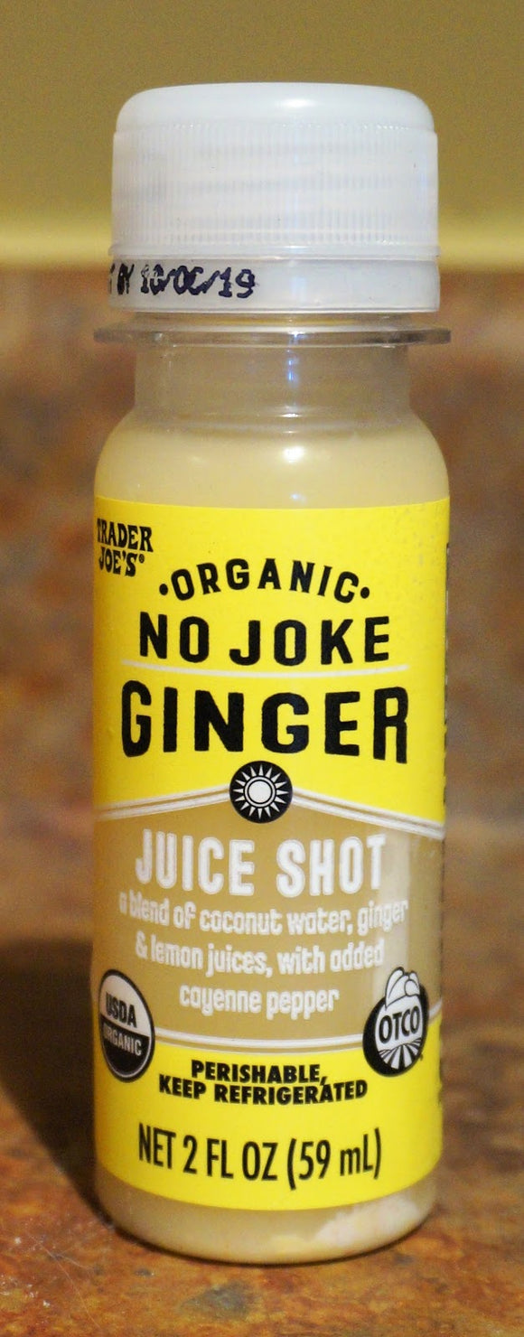 Trader Joe's Organic No Joke Ginger Juice Shot