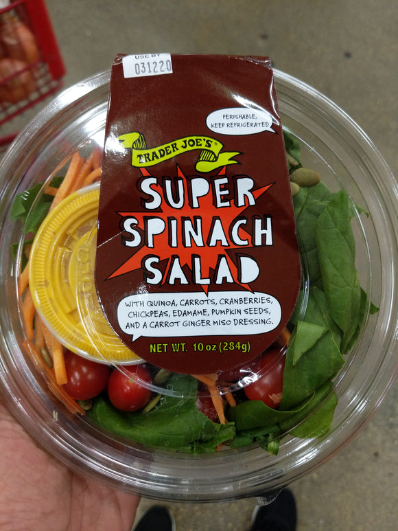 Trader Joe's Super Spinach Salad