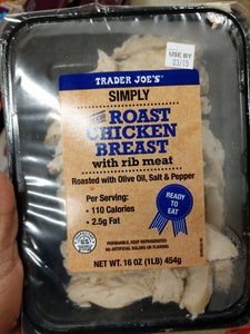Trader Joe's Sumply Sliced Roast Chicken Breast