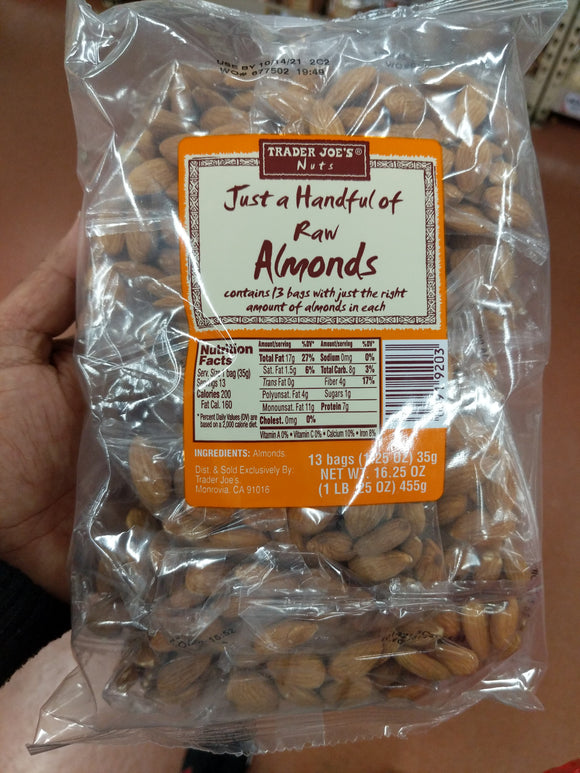 Trader Joe's Just a Handful of Raw Almonds