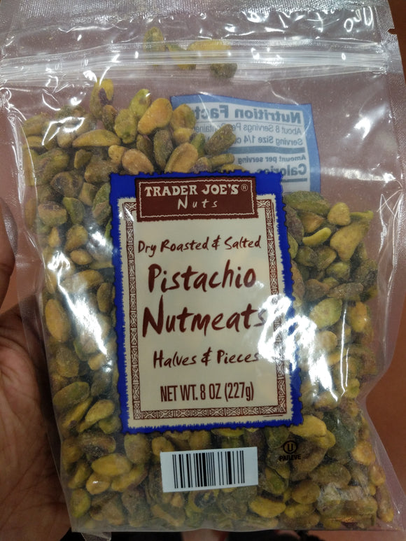 Trader Joe's Dry Roasted and Salted Pistachio Nutmeats