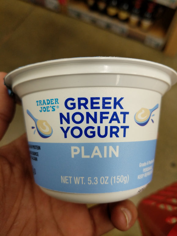 Trader Joe's Greek Style Nonfat Yogurt (Plain)
