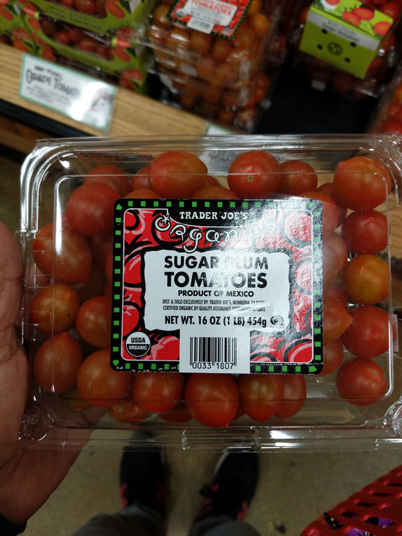 Trader Joe's Organic Sugar Plum Tomatoes