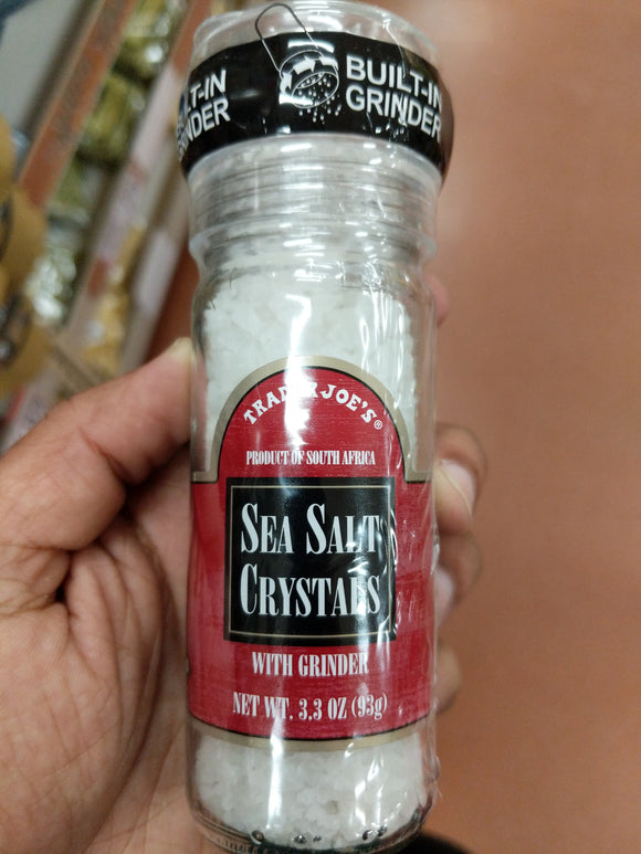 Trader Joe's Sea Salt Crystals (w/ Grinder) – We'll Get The Food