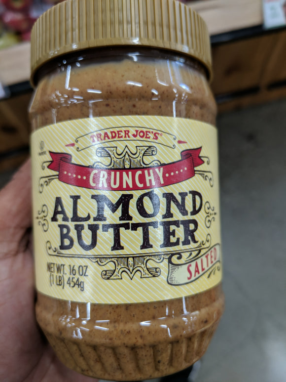 Trader Joe's Crunchy Salted Almond Butter