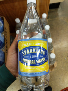Trader Joe's Sparkling Mineral Water (Lemon)