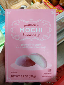 Trader Joe's Mochi Ice Cream (Strawberry)