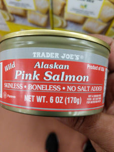 Trader Joe's Canned Wild Alaskan Salmon - No Salt