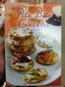 Trader Joe's Pita Bite Crackers (Natural Baked with Sea Salt)