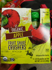 Trader Joe's Applesauce Crushers Fruit Sauce
