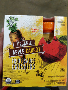 Trader Joe's Apple Carrot Crushers Fruit Sauce