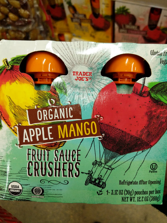 Trader Joe's Apple Mango Crushers Fruit Sauce