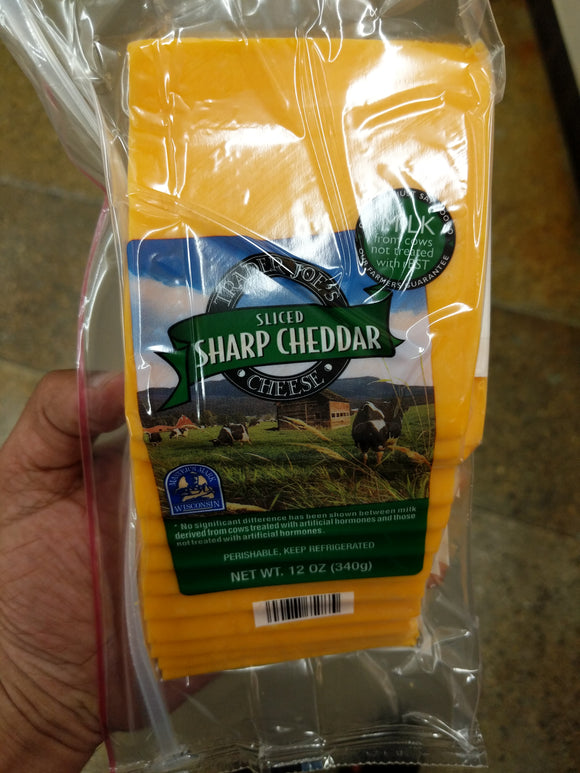 Trader Joe's Sliced Sharp Cheddar Cheese