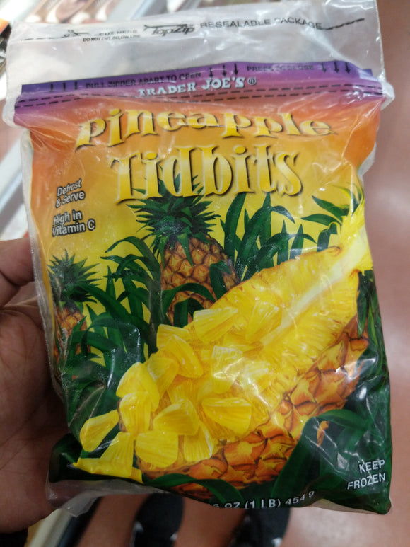 Trader Joe's Pineapple Tidbits (Frozen)