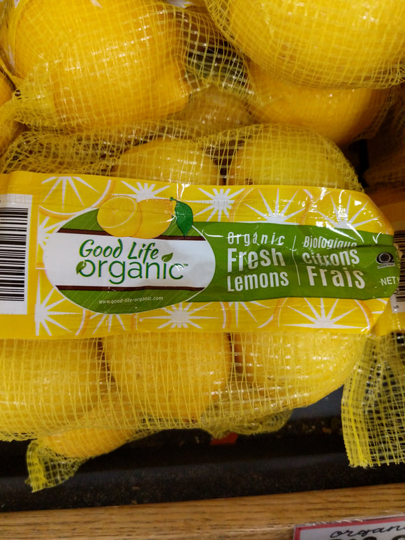 Trader Joe's Bag of Organic Lemons