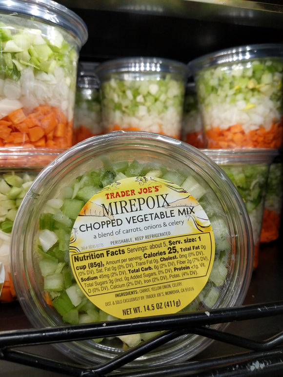 Trader Joe's Mirepolx (Chopped Celery, Carrots, and Onions)