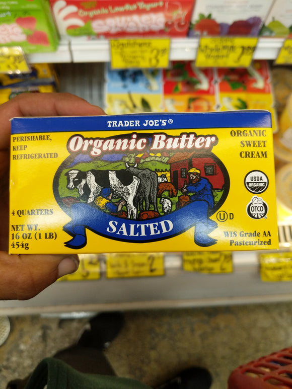 Trader Joe's Organic Butter Quarters (Salted)