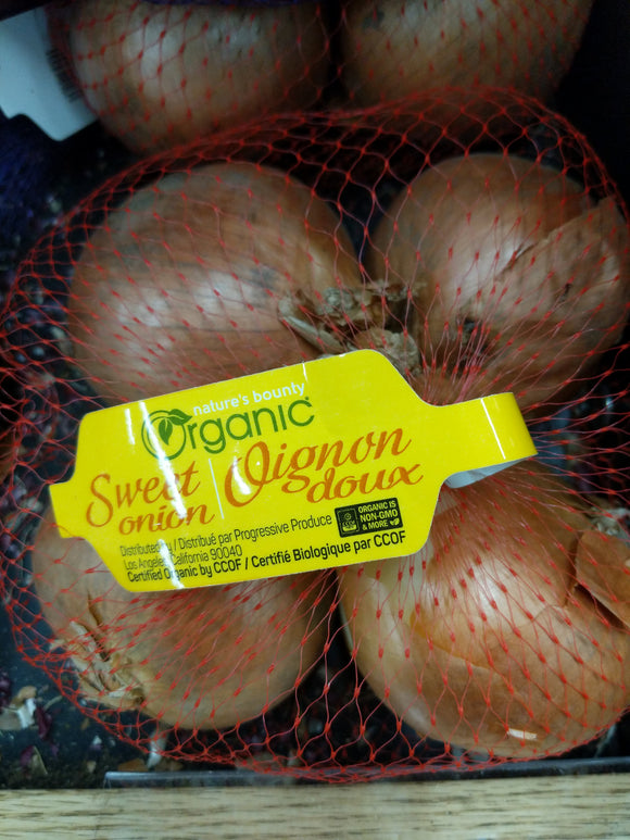Trader Joe's Bag of Organic Sweet Onions