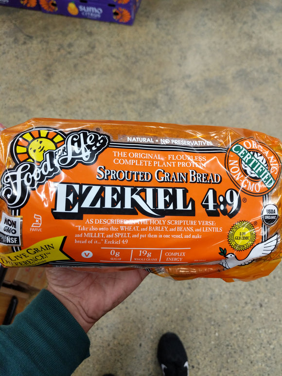 Organic Ezekiel Whole Wheat Bread