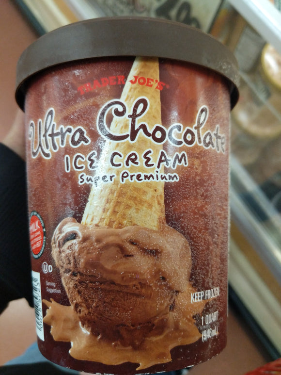 Trader Joe's Super Premium Ultra Chocolate Ice Cream