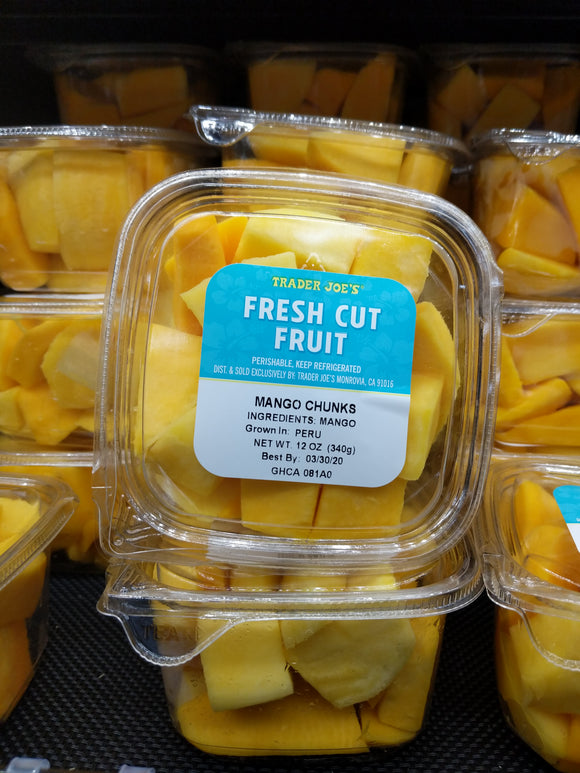 Trader Joe's Sliced Fresh Mango