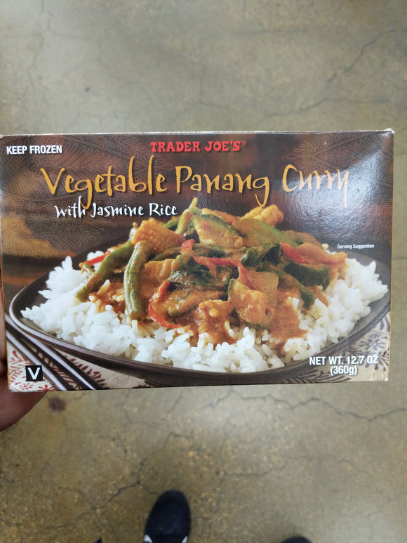 Trader Joe's Vegetable Panang Curry (with Jasmine Rice)