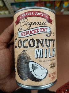 Trader Joe's Organic Reduced Fat Coconut Milk