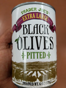 Trader Joe's Fancy Extra Large Ripe Pitted Black Olives