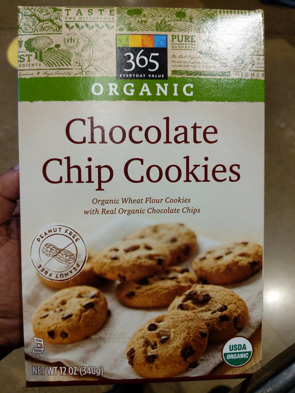 Whole Foods Organic Brands 365 Brand Chocolate Chip Cookies