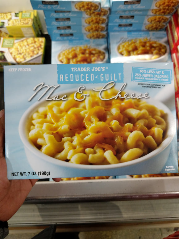 Trader Joe's Frozen Reduced Guilt Mac and Cheese