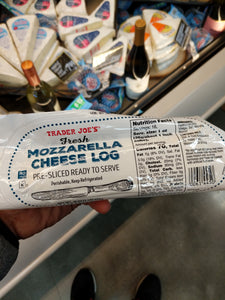 Trader Joe's Magically Sliced Fresh Mozzarella Cheese Log