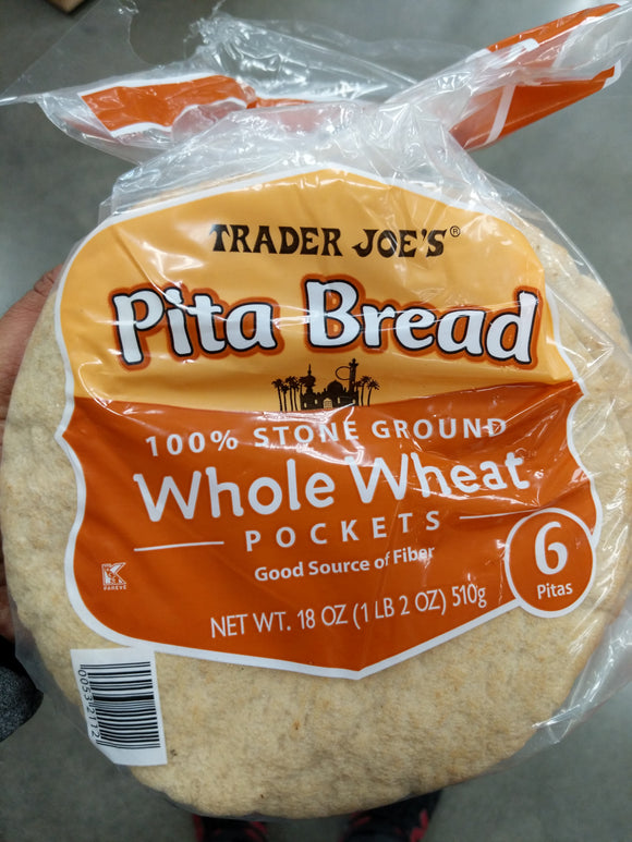 Trader Joe's Whole Wheat Pita Bread