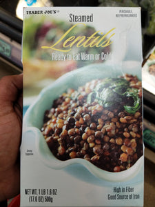 Trader Joe's Steamed Lentils