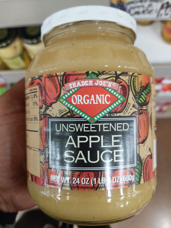 Trader Joe's Organic Unsweetened Apple Sauce