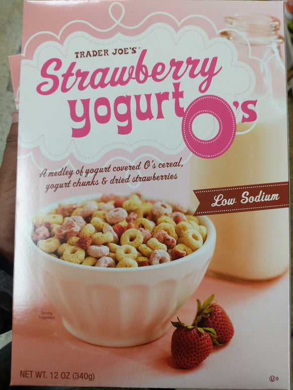 Trader Joe's Strawberry Yogurt O's Cereal