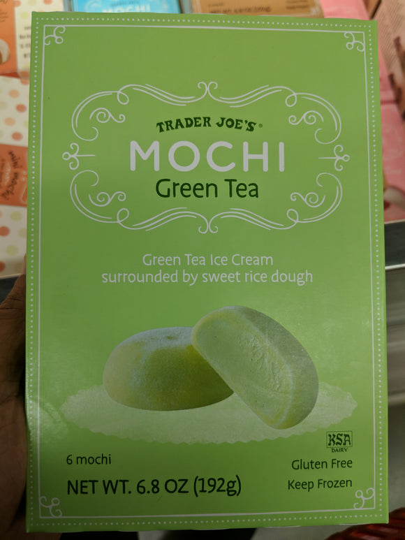 Trader Joe's Mochi Ice Cream (Green Tea)