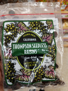 Trader Joe's Thompson Seedless Raisins