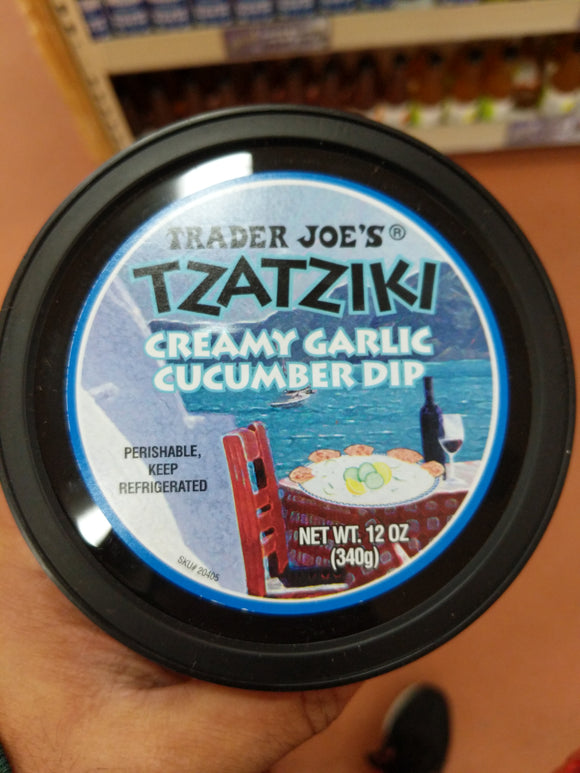 Trader Joe's Tzatziki (Creamy Garlic and Cucumber Dip)