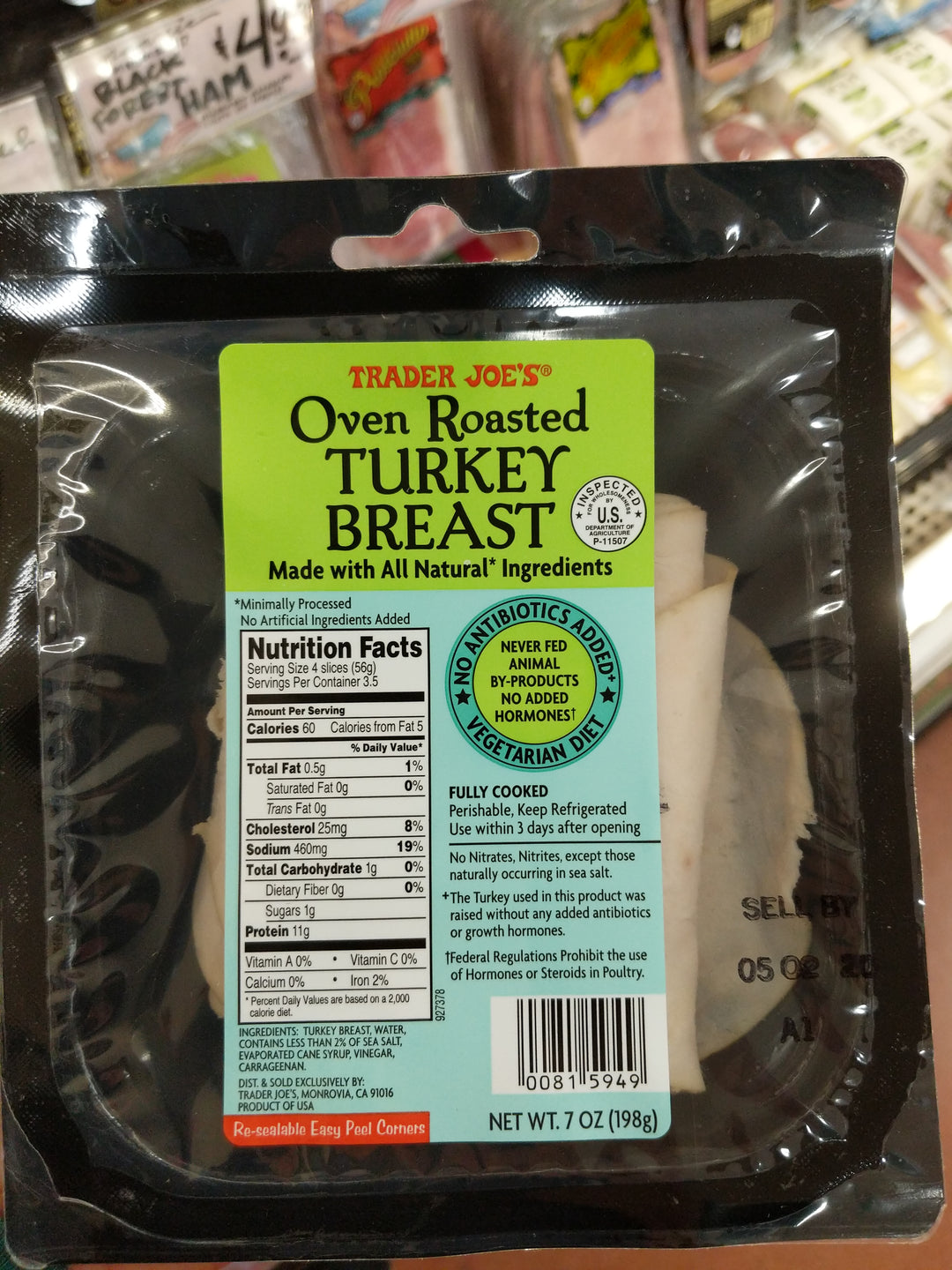 Trader Joe's Oven Roasted Sliced Turkey Breast We'll Get The Food