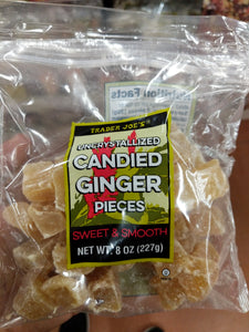 Trader Joe's Uncrystallized Candied Ginger Pieces