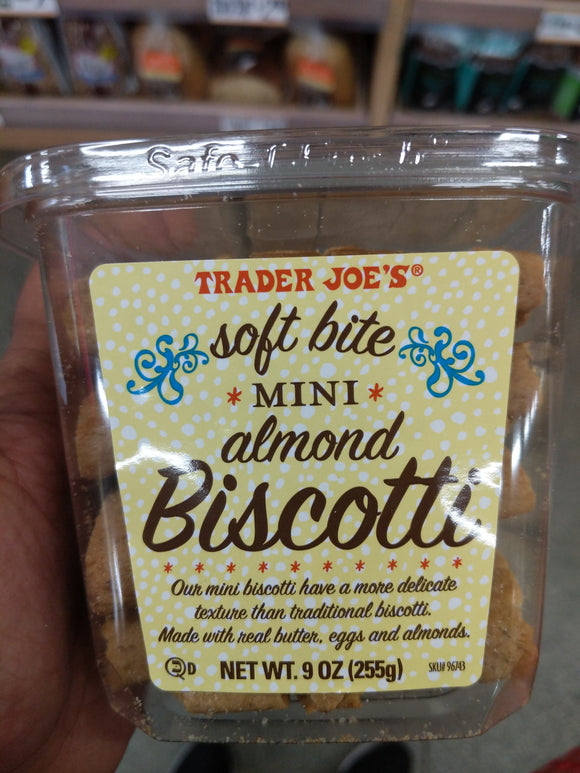 Trader Joe's Soft Bite Mini Almond Biscotti