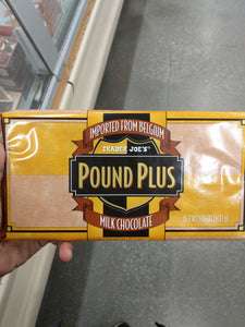 Trader Joe's Pound Plus Milk Chocolate Bar