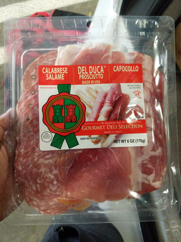 Trader Joe's Italian Meat Gourmet Combo Pack (Calabrese Salame, President's Prosciutto Naturale, Capocollo)