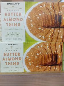 Trader Joe's Belgian Butter Almond Thins