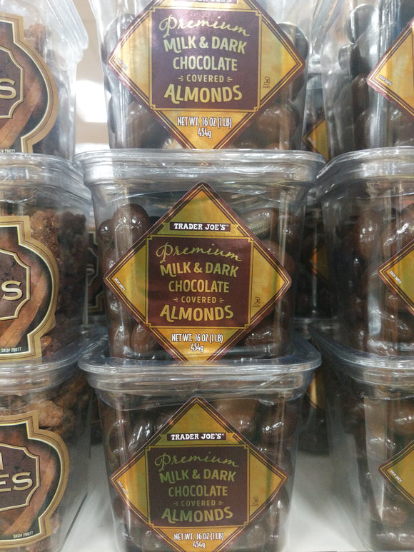 Trader Joe's Milk and Dark Chocolate Covered Almonds
