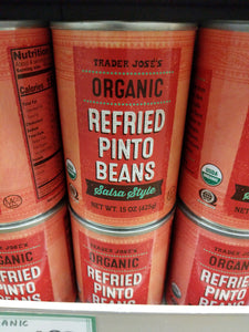 Trader Joe's Organic Low Fat Refried Pinto Beans